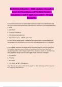 NEA BC EXAMS BUNDLE&vert;  QUESTIONS WITH ANSWERS VERIFIED 100&percnt; CORRECT