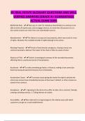 NY REAL ESTATE GLOSSARY QUESTIONS AND WELL VERIFIED ANSWERS &lbrack;GRADE A&plus; GUARANTEED&rsqb; ACTUAL EXAM 100&percnt;