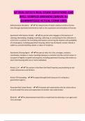 NY REAL ESTATE REAL EXAM QUESTIONS AND WELL VERIFIED ANSWERS &lbrack;GRADE A&plus; GUARANTEED&rsqb; ACTUAL EXAM 100&percnt;