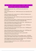3M 302 RPPO EXAM QUESTIONS & 100&percnt; CORRECT SOLUTIONS-VERIFIED ANSWERS-2025