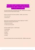 TACO BELL SHIFT LEADER EXAM PRACTICE QUESTIONS & 100&percnt; CORRECT SOLUTIONS- VERIFIED ANSWERS-2025
