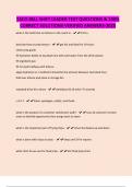 TACO BELL SHIFT LEADER TEST QUESTIONS & 100&percnt; CORRECT SOLUTIONS-VERIFIED ANSWERS-2025