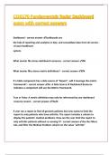 COG170 Fundamentals Radar Dashboard exam with correct answers