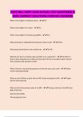 TACO BELL SHIFT LEAD ACTUAL TEST QUESTIONS & 100&percnt; CORRECT SOLUTIONS-VERIFIED ANSWERS