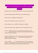 WSP Crash Course In Accounting &vert; ACTUAL EXAM QUESTIONS WITH ANSWERS VERIFIED 100&percnt; CORRECT