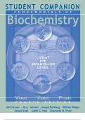 Biochemistry 4th Edition by Donald Voet - Test Bank 100&percnt; COMPLETE QUESTIONS AND ANSWERS&comma; study guide