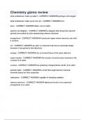 Chemistry gizmo review &lpar; Latest 2024 &sol; 2025 Update&rpar; Actual Exam Questions and Answers &vert;100&percnt; Verified Correct &vert; 100&percnt; satisfaction guarantee