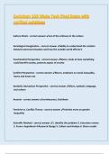 Sociology 210 Wake Tech Final Exam with verified solutions
