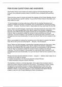 PSM EXAM QUESTIONS AND ANSWERS