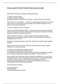 PSM QUESTIONS FROM PSM EXAM GUIDE