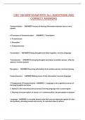 CSD 146 NEW EXAM WITH ALL QUESTIONS AND CORRECT ANSWERS
