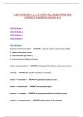 CSD 146 EXAM 1&comma; 2&comma; 3 & 4 WITH ALL QUESTIONS AND CORRECT ANSWERS GRADE A&plus;&excl;&excl;