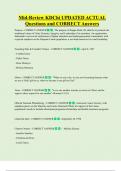 Mid-Review KDChi UPDATED ACTUAL Questions and CORRECT Answers