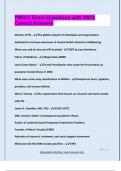 PMH-C Exam Questions with 100&percnt;  Correct Answers