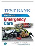 TEST BANK for prehospital  Emergency Care 9th edition with All Chapters
