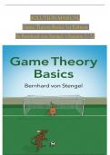Solution Manual for Game Theory Basics 1st Edition By Bernhard von Stengel&comma; ISBN&colon; 9781108843300&comma; All 12 Chapters Covered