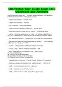 Charleston Tour Guide Exam &vert;330 Questions and Answers