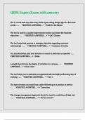 QDM Expert Exam with answers&period;