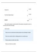 SCS 285 1&lowbar;4 Exam &lpar;Latest Update&rpar; Questions and Verified Answers &lpar;100&percnt; Guaranteed Pass&rpar;