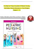 Test Bank for Wong&rsquo;s Essentials of Pediatric Nursing&comma;  11th Edition&comma; Marilyn Hockenberry&comma; Cheryl Rodgers Chapters 1 - 31 &emsp;