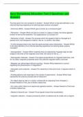 Gace Elementary Education Test 2 Questions and Answers