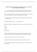 APHR Certification Exam &vert; Comprehensive Questions and Answers