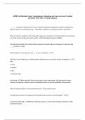 APHR Certification Exam &vert; Comprehensive Questions and Answers 