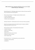 APHR Certification Bundled Exams with Complete Solutions 