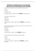 MICHIGAN COSMETOLOGY STATE BOARD PRACTICE EXAM QUESTIONS AND ANSWERS&period;