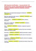 GW Associate Certification - InsuranceSuite 10&period;0  Analyst Exam ACTUAL EXAM QUESTIONS AND CORRECT  DETAILED ANSWERS &lpar;VERIFIED ANSWERS&rpar; &vert;ALREADY  GRADED A&plus;