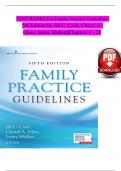 Family practice guidelines 5th edition cash glass mullen test bank