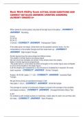 Basic Math Ability Exam ACTUAL EXAM BUNDLE