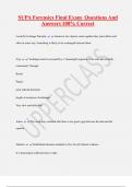 SUPA Forensics Final Exam Questions And  Answers 100&percnt; Correct