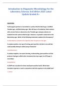 Introduction to Diagnostic Microbiology for the Laboratory Sciences 2nd Edition TEST BANK By Maria Dannessa Delost&comma; All Chapters 1 - 24&comma; Complete Newest Version &lpar;100&percnt; Verified&rpar;