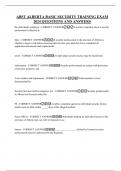 ABST ALBERTA BASIC SECURITY TRAINING EXAM 2024 QUESTIONS AND ANSWERS