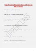 Supa Forensics Final Questions And Answers  100&percnt; Correct