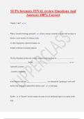 SUPA forensics FINAL review Questions And  Answers 100&percnt; Correct
