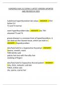 HONDROS NUR 212 EXAM 3 LATEST VERSION UPDATED  AND REVISED IN 2025