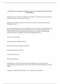 ASLP 3030 Exam &vert; Comprehensive Questions and Answers 