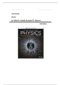 Test Bank for Physics&comma; 12th Edition by John D&period; Cutnell&comma; Kenneth W&period; Johnson&comma; David Young&comma; & Shane Stadler &vert; Complete Exam Questions & Answers 2025&ndash;2026