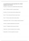 LML 4804 PORTFOLIO EXAM QUESTIONS WITH CORRECT ANSWERS LATEST UPDATE