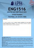 ENG1516 JAN&sol;FEB SUPPLEMENTARY EXAM &lpar;ANSWERS&rpar; 2025 - DISTINCTION GUARANTEED