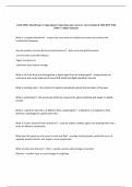 ASLP 3030&colon; Final Exam &vert; Comprehensive Questions and Answers