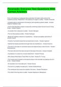 Paramedic Entrance Test Questions With Correct Answers