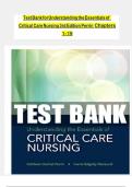TEST BANK For Understanding the Essentials of Critical Care Nursing&comma; 3rd Edition by Perrin&comma; Verified Chapters 1 - 19&comma; Complete Newest Version