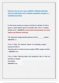 PADI Enriched Air Diver ExamS 2025&sol;2026