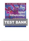 Applied Pathophysiology &lpar;4th Edition&rpar; &ndash; Judi Nath &ndash; Complete Test Bank &lpar;Chapters 1&ndash;20&rpar; Applied Pathophysiology A Conceptual Approach 4th Edition