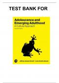 Test Bank For Adolescence & Emerging Adulthood&comma; 7th Edition by Jeffrey Jensen Arnett