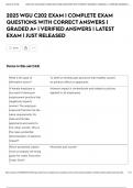 2025 WGU C202 EXAM &vert; COMPLETE EXAM QUESTIONS WITH CORRECT ANSWERS &vert; GRADED A&plus; &vert; VERIFIED ANSWERS &vert; LATEST EXAM &vert; JUST RELEASED