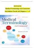 TEST BANK  Medical Terminology Get Connected  3rd Edition Frucht All Chapters 1 - 17 
